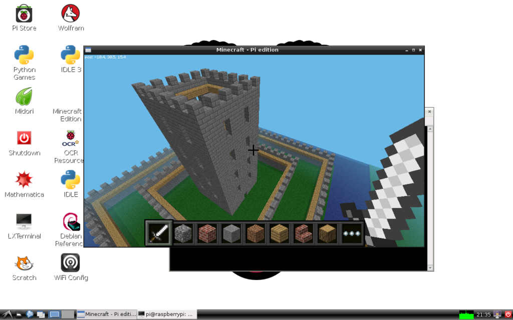 Minecraft Python Castle #0