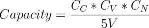 AA Battery Capacity Equation