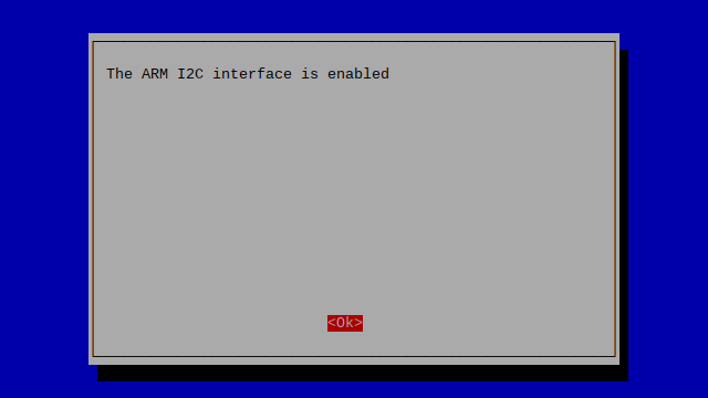 Raspi-Config - Interfacing - I2C 2