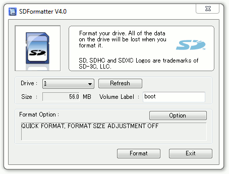 SD Memory Card Formatter for Windows/Mac