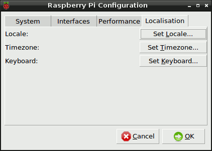 Raspberry Pi Config Tab 4