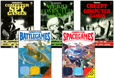 1980s computer games design book covers