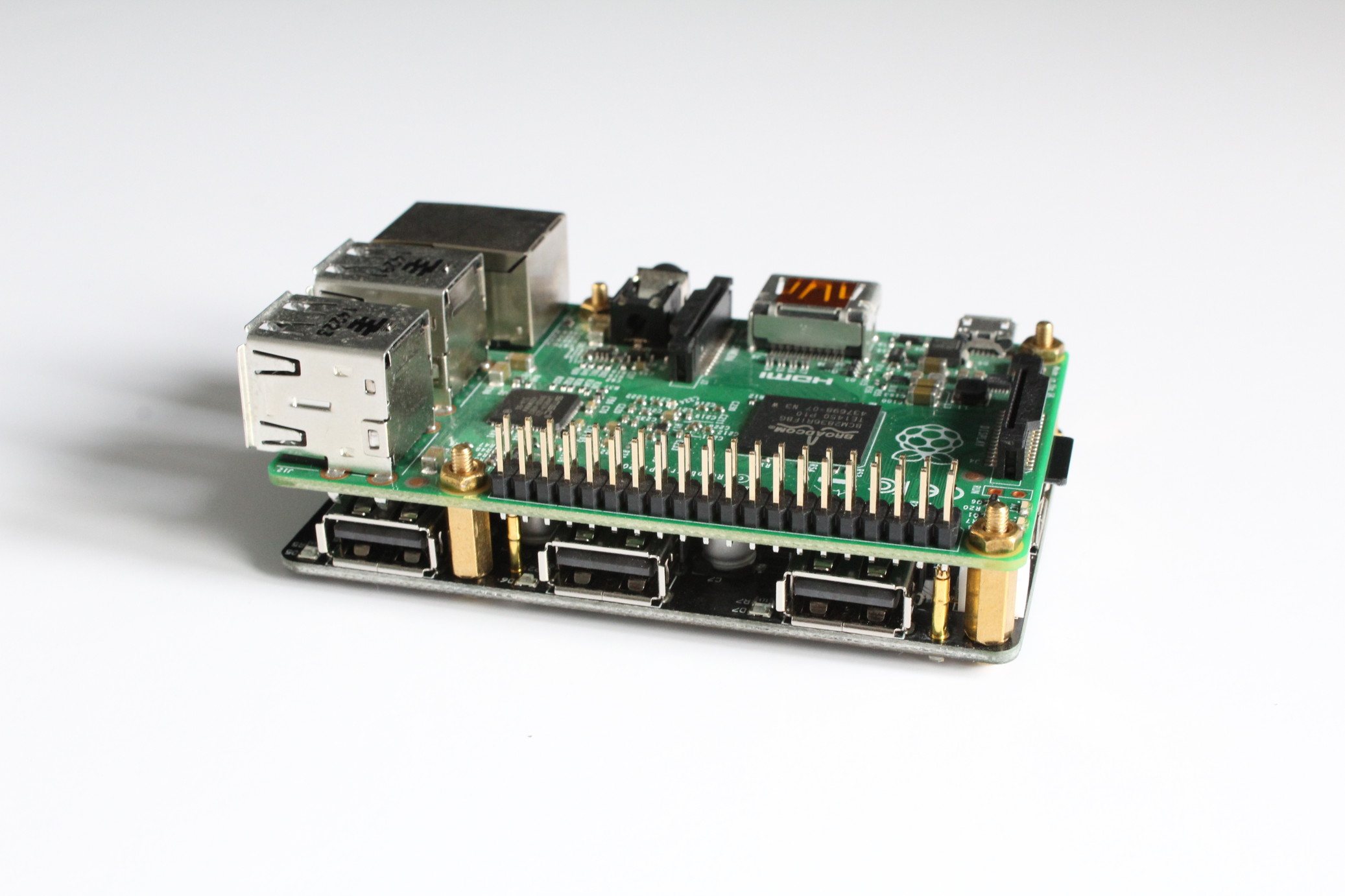 Higgins Tilbagekaldelse Løfte 7-Port USB Hub For Raspberry Pi - Raspberry Pi Spy