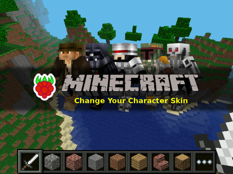 Change Skin in Minecraft Pi Edition