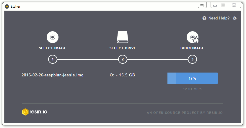 Etcher SD Card Image Burning