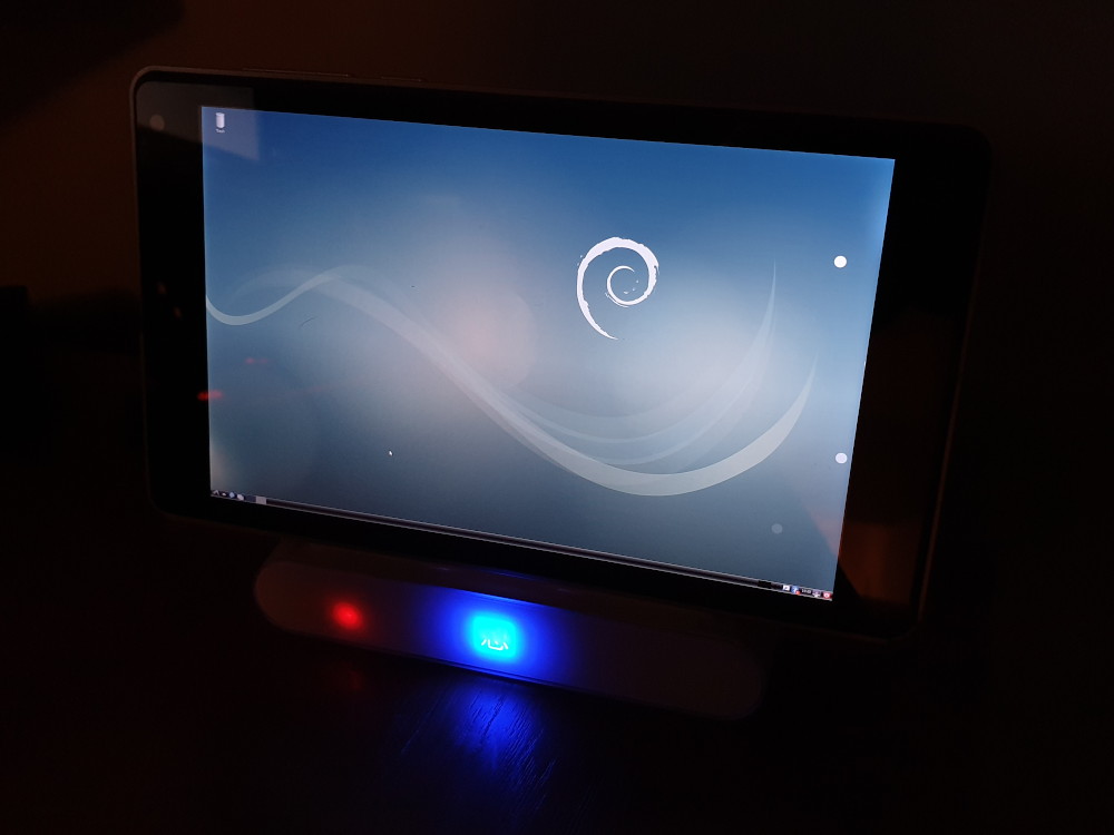 Ntablet default debian desktop