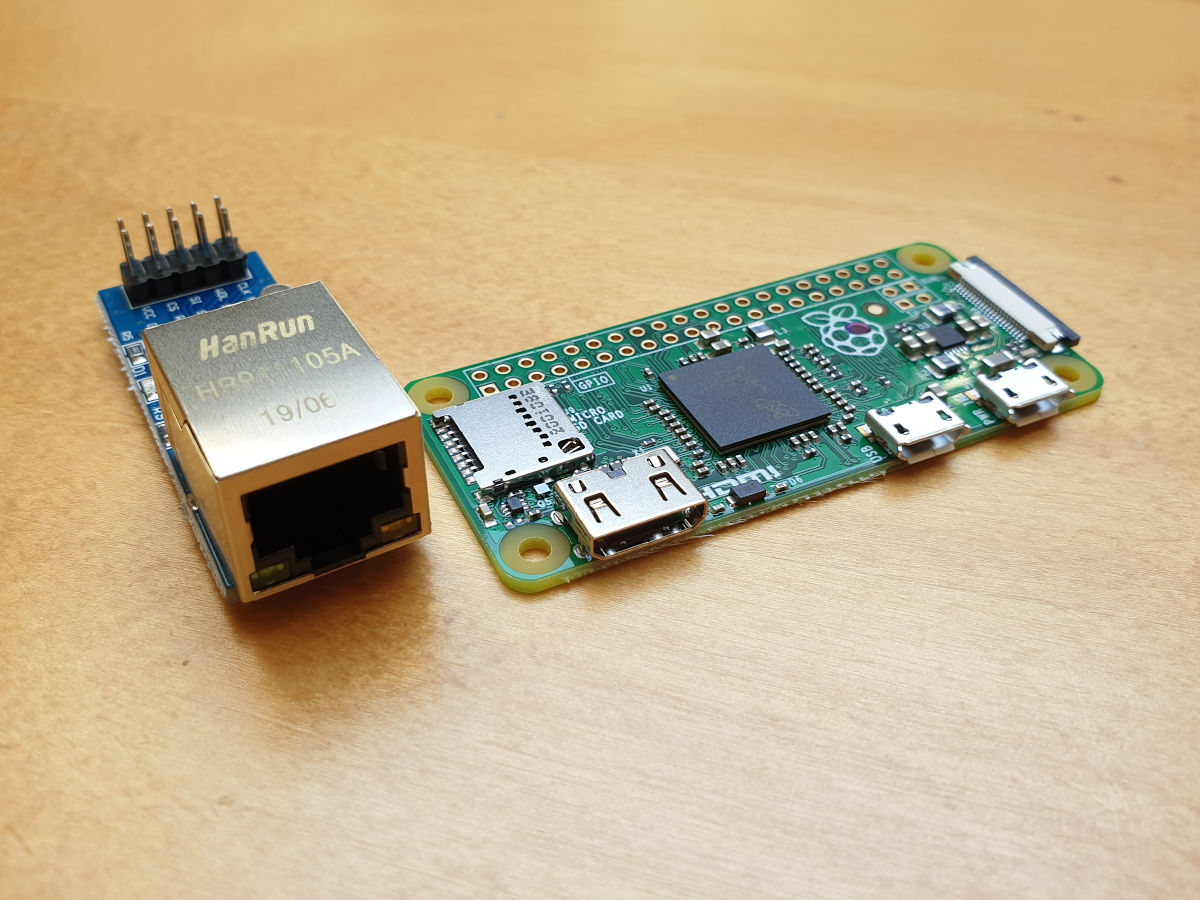 Ethernet to a Pi Zero Raspberry Pi Spy