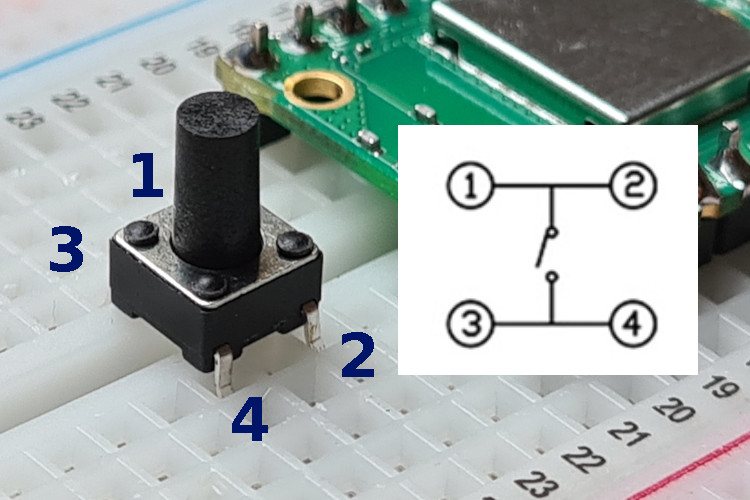 6mm Tactile Button Pinout Diagram